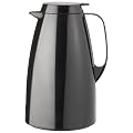 Emsa 505363 BASIC Isolierkanne Easy Tip, Schwarz, 1,5 L