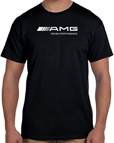 Amg Mercedez Benz Racing Team Logo Men's Black T-Shirt (X-Large)