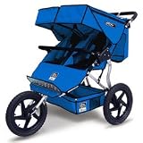Tike Tech ATX Double Jogger Stroller- Pacific Blue