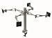 Quad Monitor Desk Mount Dual Arm