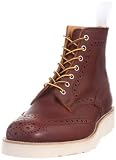 「[トリッカーズ] Tricker's Wing Tip Full Brogue Derby Boots M2508-1  BURG(BURGUNDY/uk 8.5)」の画像