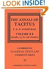 The Annals of Tacitus: Volume 2, Annals 1.55-81 and Annals 2 (Cambridge Classical Texts and Commentaries)