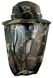 Ultra Force Camo Boonie Hat w/ Camouflage Mosquito Netting