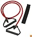 SPRI ES501R Xertube Resistance Band with Door Attachment and Exercise Charts (Red, Medium)