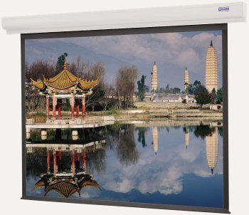 Da-Lite Designer Contour Electrol Square Format Electric Wall and Ceiling Projection Screen, 84 x 84, Video Spectra 1.5 Surface