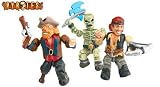 Mega Bloks Pyrates Figure 3 Pack Nester OLock, Saprofight, Hull Gruffy