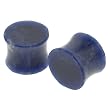 Sodalite Stone Plugs - 6G - Sold as a Pair