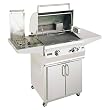 Fire Magic Custom II Gas Grill W/ Rotiss And Single Side Burner NG
