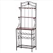Kitchen Bakers Rack Style Wine Bottle And Glass Stand