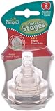 Pampers Silicone Airwave Aspirational Nipples, Stage 3, Twin Pack, Clear