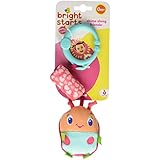 Bright Starts Pretty in Pink Stroller Toys, Chime Along Friends, Styles Will Vary Assortment of 3, Each sold separately