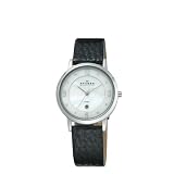 Skagen Denmark Womens Watch Modern Numbers & Black Leather #574SSLB
