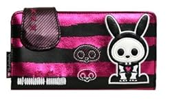 Skelanimals - Jack the Bunny Pink Strip Wallet/clutch