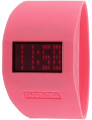 Invicta Unisex IS485-004 Specialty Collection Digital Pink Silicone Watch