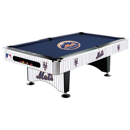New York Mets Team Logo 8 Foot Pool Table