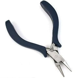 Round Flat Nose Pliers Wire Wrapping Jewelers Tool New