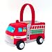 Easter Baskets Plush Tonka Firetruck Basket - Red