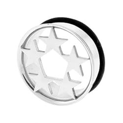SINGLE FLARE W STARS Gauge: 3/4 Sold as a Single Unit