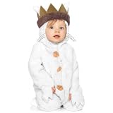 Leg Avenue Baby's Where The Wild Things Are Max Costume, Cream, 12-18 Months