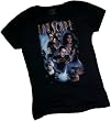 Farscape Cast Crop Sleeve Fitted Juniors T-Shirt
