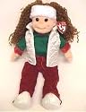 Merry Margaret Ty 2002 Beanie Bopper New Redhead Christmas Doll