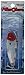 MirrOLure Mirrodine, Red Head/White Back and Belly, 2-5/8-Inch