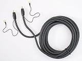AudioQuest Sub-A - Subwoofer cable - 24 AWG - RCA (M) - RCA (M) - 19.7 ft - shielded - black