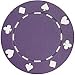 100 Suited Poker Chips - Purple