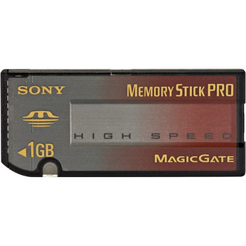 Sony 1 GB High Speed Memory Stick PRO Media (Retail Package)