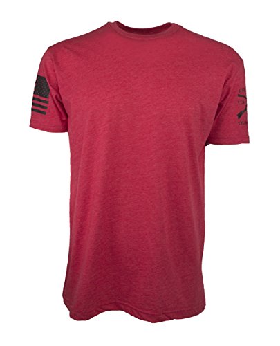 Grunt Style Basic Men's T-Shirt (Large, Red)