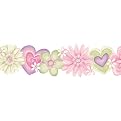 Flower Power Wall Border- Lavender(5 yards)