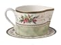 Fitz & Floyd Winter Holiday Sauceboat with Stand