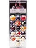 Kitchen & Housewares : Clam Packed Spots and Stripes Pool Balls - 1 5/8 inches (41mm)