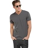 Alfani Red T Shirt, Fitted V Neck T Shirt