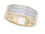1.50 cttw Invisible Set Band LIFETIME WARRANTY