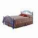 Chicory Blue Springhill Bed with Frame- Full
