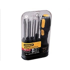 Stanley  9 Way Soft Grip Screw Driver set 0 62 511