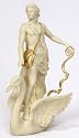 Greek Apollo Riding Swan Statue God Of Music Figure