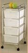 BEAUTIFUL NEW CART WITH 4 BIG PLASTIC DRAWERS