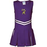 LSU Tigers Toddler Girls Purple 2-Piece Cheerleader Dress (2T)