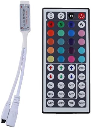 DigRepair Music IR Controller Infrared Remote Sound Sensor For 3528 5050 RGB Flexible LED Strip (44keys IR Music Controller )