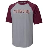 Nike Florida State Seminoles (FSU) Ash Youth Raglan T-shirt