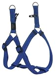 Rogz Reflective 5/8-Inch Snake Dog Step-in Harness, Small to Medium Adjustable, Blue
