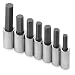 SK Hand Tools 41427 7-Piece Metric Hex Bit Socket Set