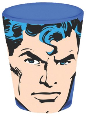 DC Comics Superman Face Image Shot Glass