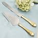 Gold Parisian Romance Cake Server Set