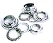 Tioga Beartrap II Headset 1" Threaded Chrome BMX.