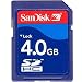 SanDisk 4.0GB Standard Secure Digital (SDHC) Memory Card