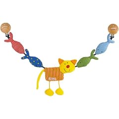 sigikid 49667 - PlayQ Wagenkette Katze und Fisch