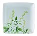 Royal Worcester Language of Flowers Thankfulness-Agrimony 10-Inch Square Plate